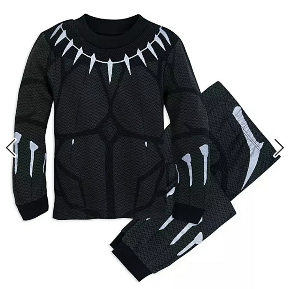 Black Panther Costume PJ Pals Pajamas